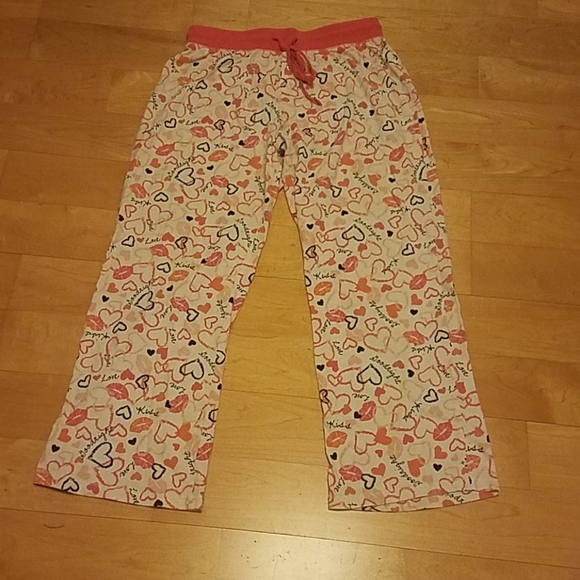 mix & co Intimates & Sleepwear Heart Lips Pj Pants M Poshmark